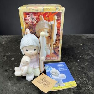 Precious Moments This Land Is Our Land Figurine 1992 Limited Edition New w Box